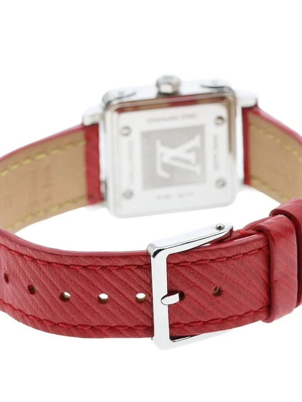 LOUIS VUITTON Amplee PM Q32M0A Silver Dial Quartz Ladies Watch_957081